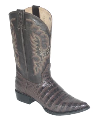 Brown Alligator Print Cowboy Boot 6098