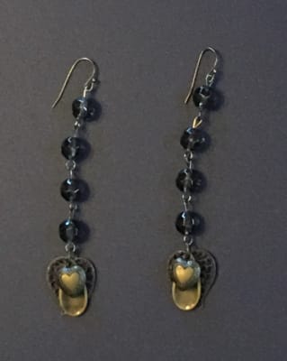 Autumn Sparkle // Round Beaded Statement Earrings // Boho Style Women's Jewelry // Gifts for Wife or Mom