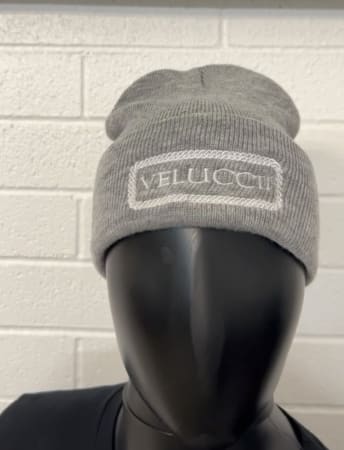 Grey Veluccii Beanie
