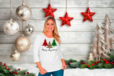 Christmas sublimation designed tees