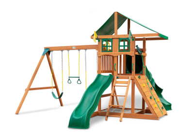 Outing w/ Tube Slide & Treehouse Roof