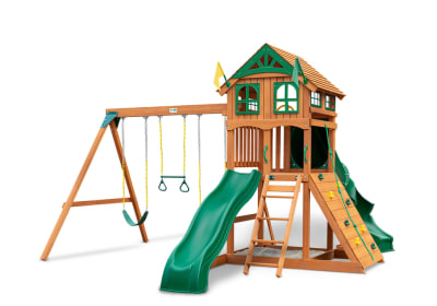 Outing w/ Tube Slide & Wood Roof