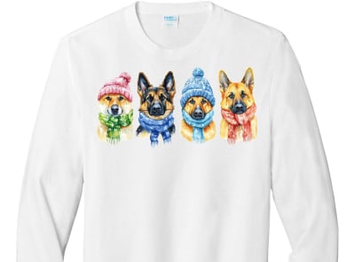 German Shepherd Sublimation Tee