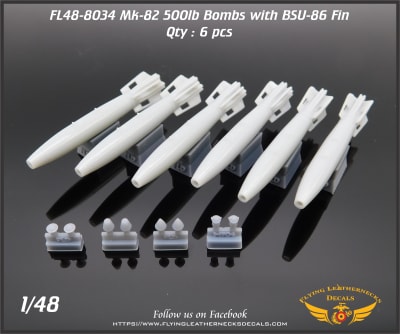 FL48-8034 Mk-82 500lb bombs with BSU-86 fins