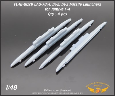 FL48-8029 LAU-7/A-1, /A-2, /A-3 Missile Launchers for Tamiya F-4B