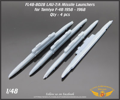 FL48-8028 LAU-7/A Missile Launchers for Tamiya F-4B
