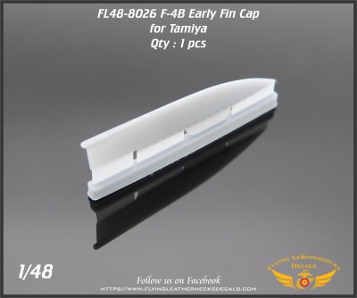 FL48-8026 Early Fin Cap for Tamiya F-4B Phantom II
