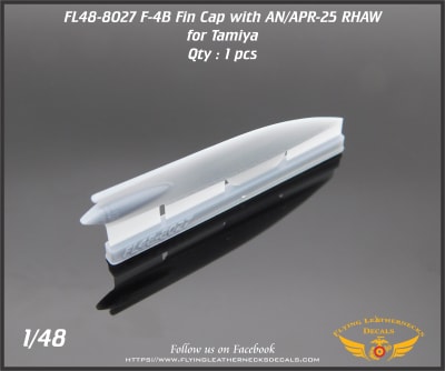 FL48-8027 AN/APR-25 RHAW Antenna Fin Cap for Tamiya F-4B