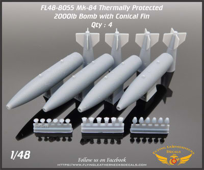 FL48-8055 Mk-84 2000lb Bombs with Conical Fins - Thermally Protected