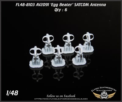 FL48-8103 AV2091 Short 'Egg Beater' SATCOM Antenna