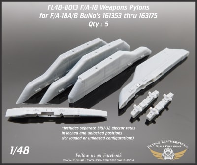 FL48-8013 1001/1021 Pylons for F/A-18A/B BuNo 161353 thru 163175