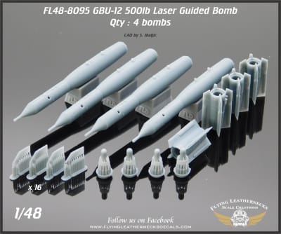 FL48-8095 GBU-12 500lb Laser Guided Bombs (4)