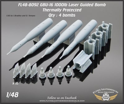 FL48-8092 GBU-16 1000lb Thermally Protected Laser Guided Bomb