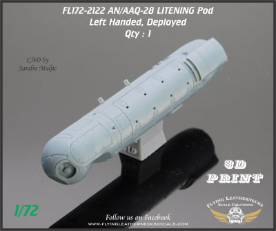 FL172-2122 AN/AAQ-28 LITENING Pod - Left Handed, Deployed