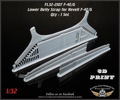 FL32-2107 F-4E/G Lower Belly Strap for Revell kits