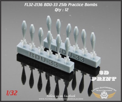 FL32-2136 BDU-33 25lb Practice Bombs