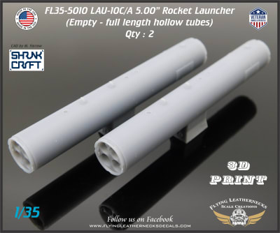 FL35-5010 LAU-10C/A 5.00" Rocket Launcher (Empty)