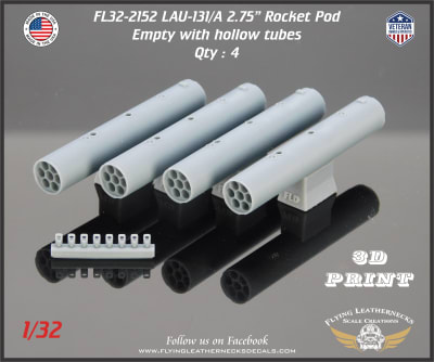 FL32-2152 LAU-131/A 2.75" Rocket Pod - Empty