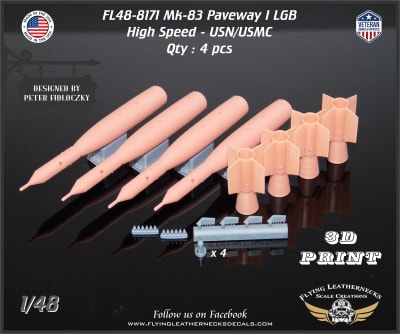 FL48-8171 Mk-83 Paveway I LGB, High Speed for USN/USMC