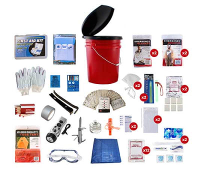 2 Person Bucket Survival Kit
