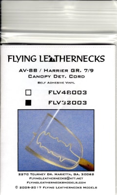 FLV32003 AV-8B Canopy Det Cord