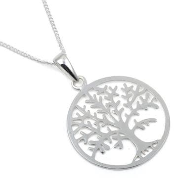 Necklace- Tree Design-Sterling Silver .925