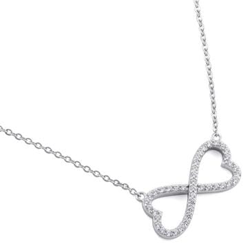 Necklace-Infinity Design-Sterling Silver .925