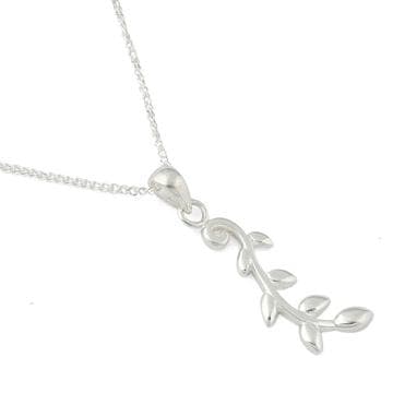 Necklace-Vine Design-Sterling Silver .925
