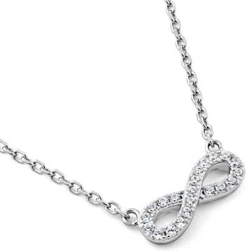 Necklace-Infinity Design-Sterling Silver .925