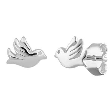 Earrings Bird Design Sterling Silver .925