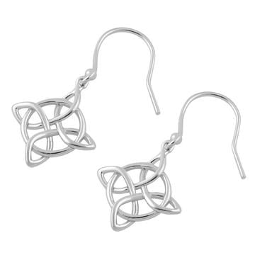 Earrings Mystic Protection Hook Design Sterling Silver .925