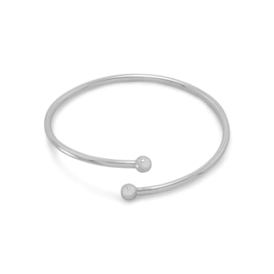 Bracelet - Sterling Silver flex bangle