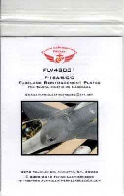 FLV48001 F-16C Block 30/32/40/42 Fuselage plates