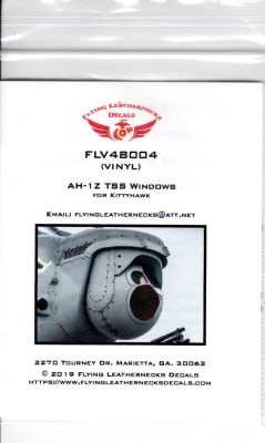FLV48004 AH-1Z TSS windows for Kittyhawk