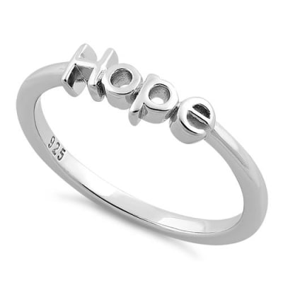 "Hope" Sterling Silver Ring