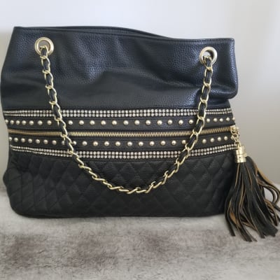 Imoshion Black Embellished Tote