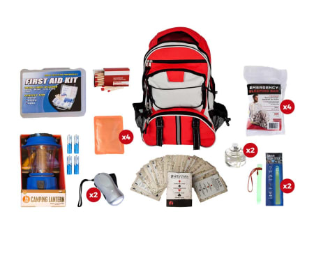 Family Blackout Kit Red Back Pack