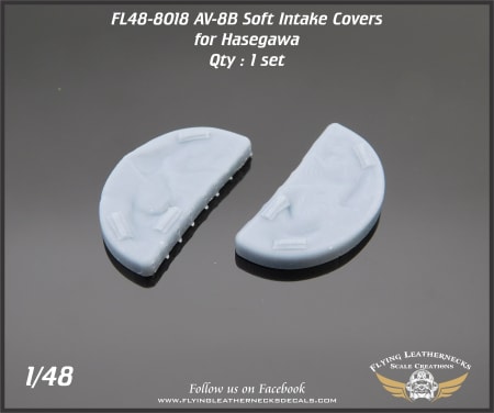 FL48-8018 AV-8B Soft Intake Covers for Hasegawa