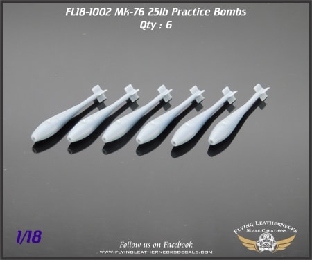 FL18-1002 MK-76 25lb Practice Bombs