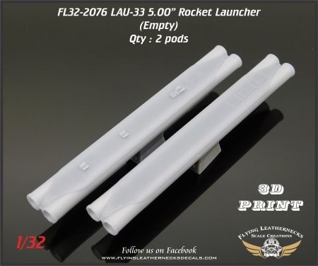 FL32-2076 LAU-33  5.00" Rocket Launcher (Empty)