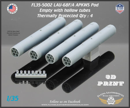 FL35-5002 LAU-68F/A APKWS Pod  (empty)