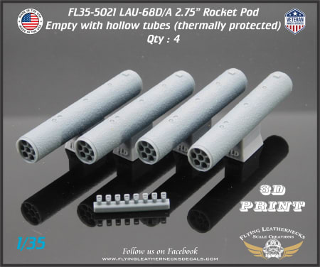 FL35-5021 LAU-68D/A 2.75" Rocket Pod, thermally protected - Empty
