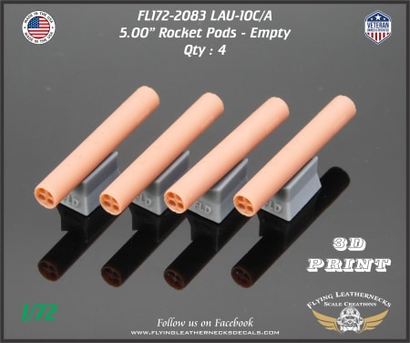 FL172-2083 LAU-10C/A 5.00" Rocket Launcher - Empty