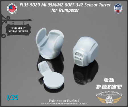 FL35-5029 Mi-35M/M2 GOES-342 Sensor Turret for Zvezda/Trumpeter