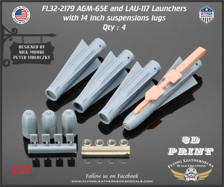 FL32-2179 AGM-65E Maverick / LAU-117 with 14" suspension