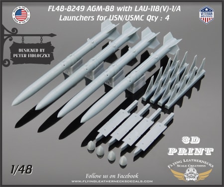 FL48-8249 AGM-88 with LAU-118(V)-1/A for USN/USMC