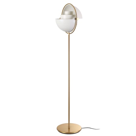 white modern floor lamp
