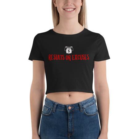 Ladies Slim Fit Crop Top T-Shirt