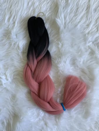 1/Peach ombre’ braiding extension
