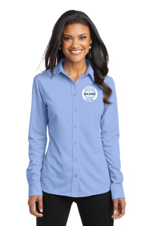 NAASC Oxford Dimension Knit Dress Shirt